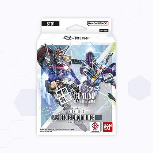 Gundam Card Game Start Deck  Heroic Beginnings【ST01】(TCG)