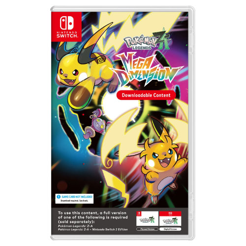 Pokemon Legends Z-A Mega Dimension (Code In Box) - (Asia)(Eng/Chn)(Switch)