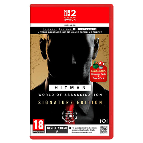 Hitman World Of Assassination Signature Edition (Game Key Card) - (EU)(Eng/Chn)(Switch 2)