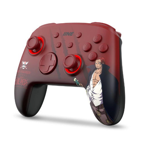 IINE Nintendo Switch Pro Controller - (One Piece Shank Red Edition) (L928)