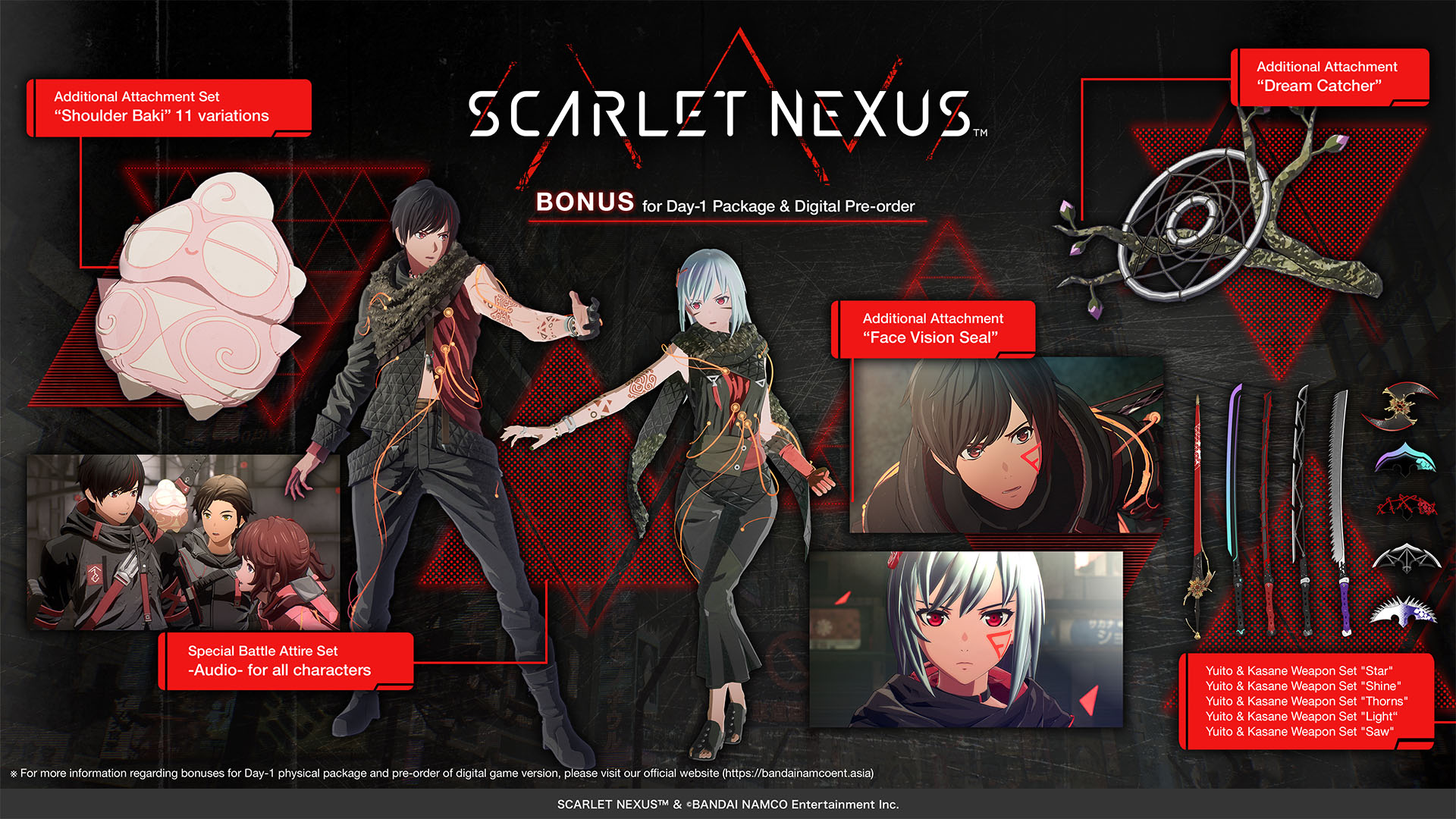 Scarlet Nexus gameplay – Special Battle Attire Set “Audio,” New