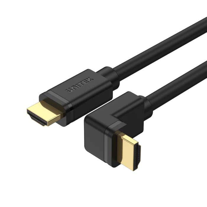 Unitek HDMI Cable 2M Right Angle 90° (Y-C1001)