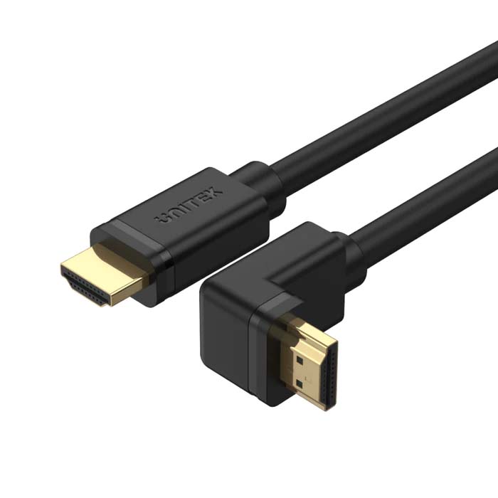 Unitek HDMI Cable 2M Right Angle 270° (Y-C1008)