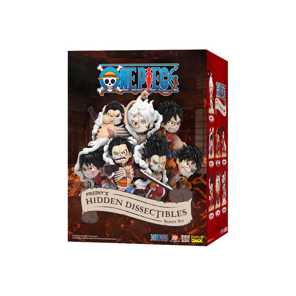 Blindbox Mighty Jaxx Freeny's Hidden Dissectibles One Piece S06 (Luffy Gears Edition) (Single Box)