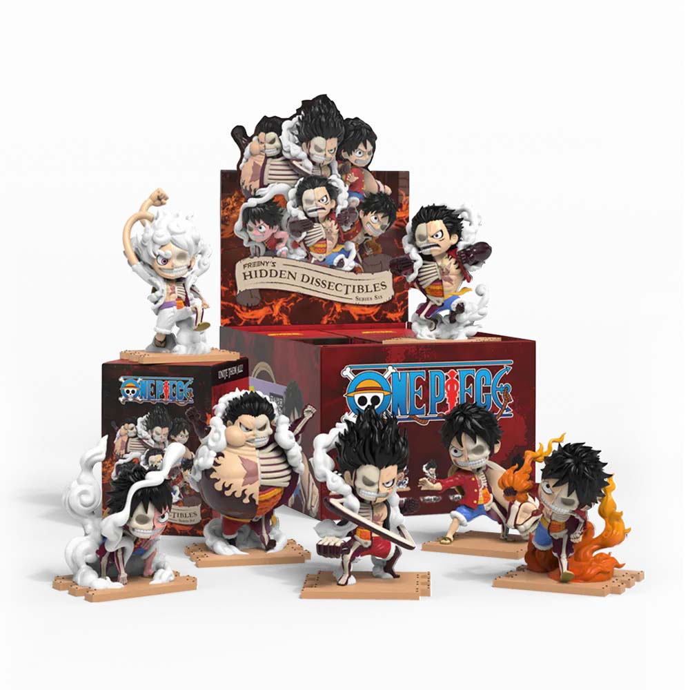 Blindbox Mighty Jaxx Freeny's Hidden Dissectibles One Piece S06 (Luffy Gears Edition) (Set of 6)
