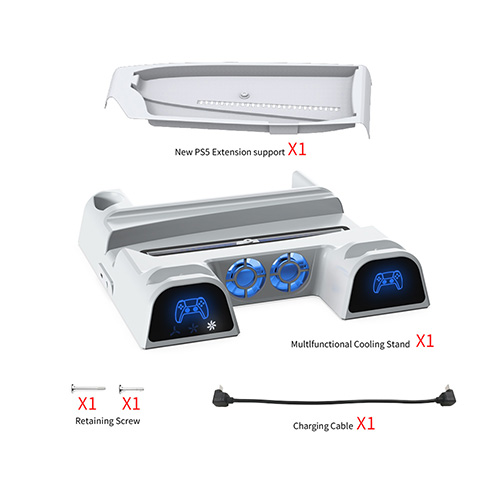 DOBE PS5 Slim Multifunctional Cooling Stand - (TP5-3536B)