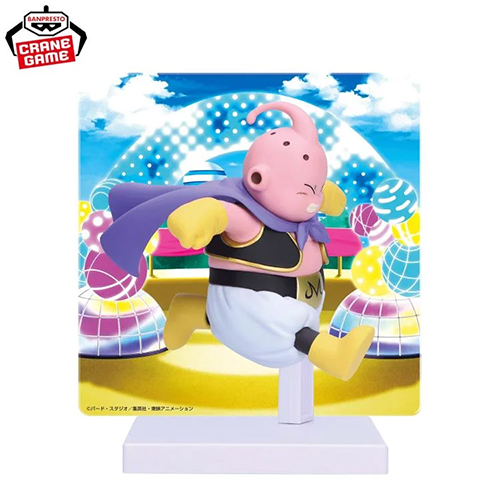 Dragon Ball Daima Majin Buu Figure With Panel (Figurine)(Banpresto)