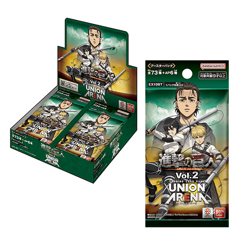 UNION ARENA Booster Pack Attack on Titan Vol.2 (EX10BT) (Box)(TCG) (SALE)