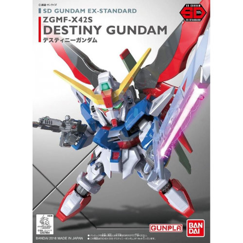 Bandai - 600 (BB) (0265) SD Gundam EX-Standard Destiny Gundam (65623MK) (Model kit)