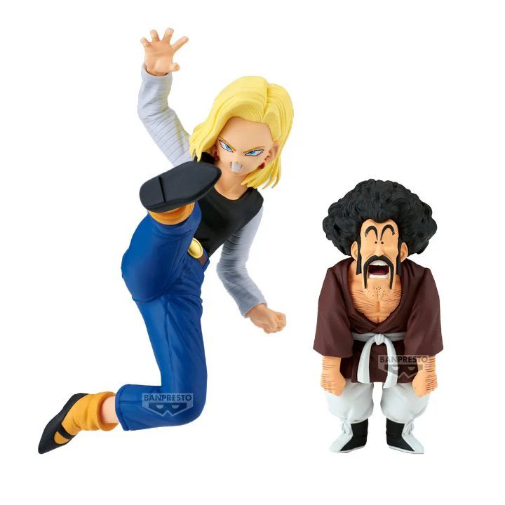Dragon Ball Z Match Makers Android 18 Vs Mr.Satan - (Figurine)(Banpresto)