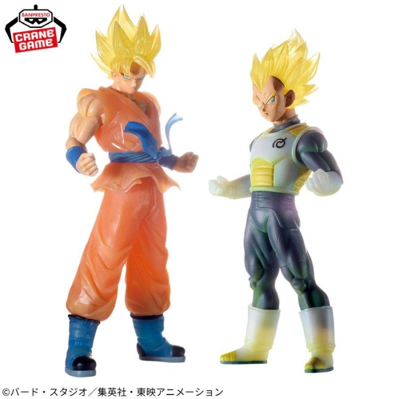 Dragon Ball Super Clearise (Son Goku & Vegeta) -(Figurine)(Banpresto)