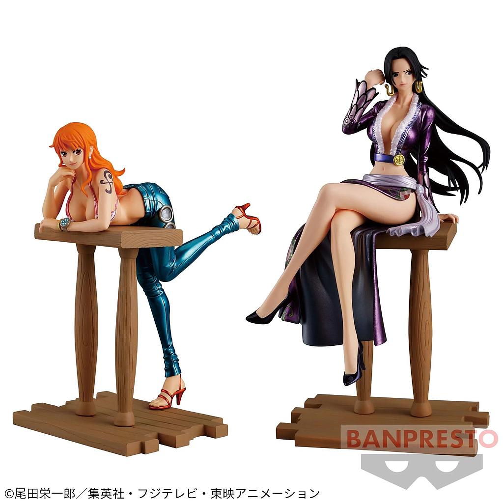 One Piece Grandline Journey Special (Nami & Boa Hancock) - (Figurine)(Banpresto)