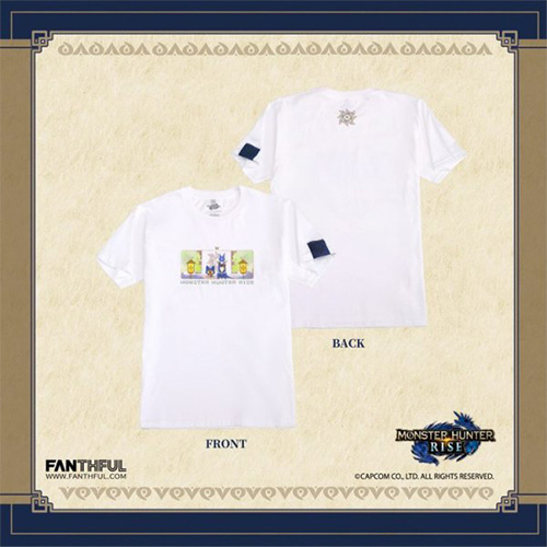 Fanthful Monster Hunter Rise T-Shirt White