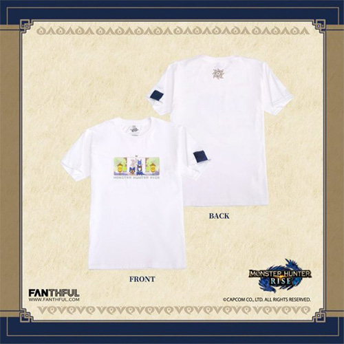 Fanthful Monster Hunter Rise T-Shirt White (PROMO)