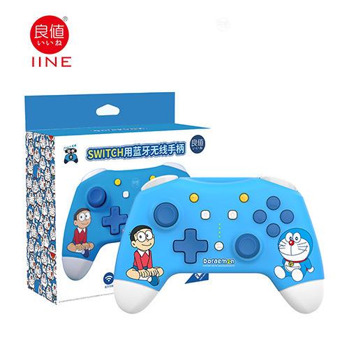 iiNE Nintendo Switch Wireless Pro Controller - (Nobita & Doraemon)