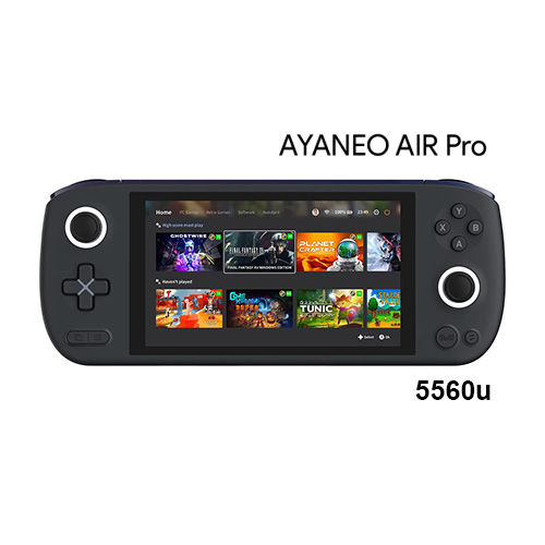 AYANEO Air Pro 5560U (16GB + 1TB) Ultra-thin & Light OLED Windows Gaming Handheld - (Polar Black)(Pre-Order)