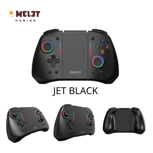 Omelet Gaming Nintendo Switch Pro + Joy-Pad Controller - (Jet Black) (PROMO)