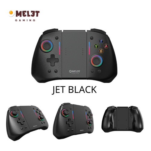 Omelet Gaming Nintendo Switch Pro + Joy-Pad Controller - (Jet Black)